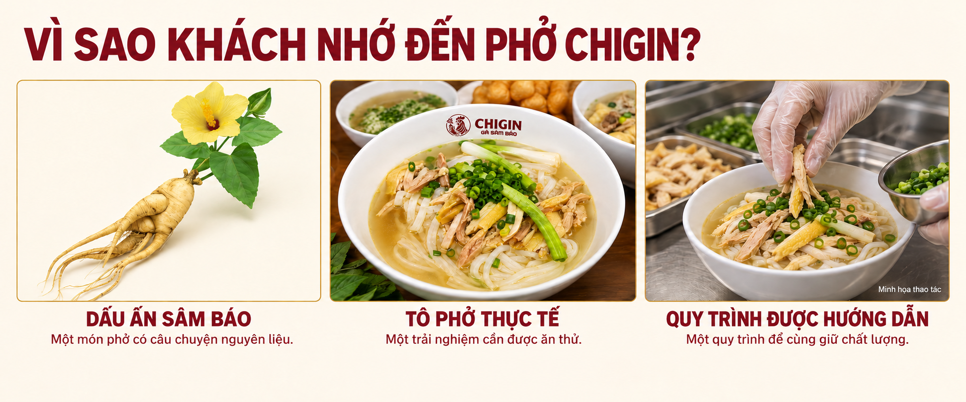 Vì sao khách nhớ đến Phở CHIGIN